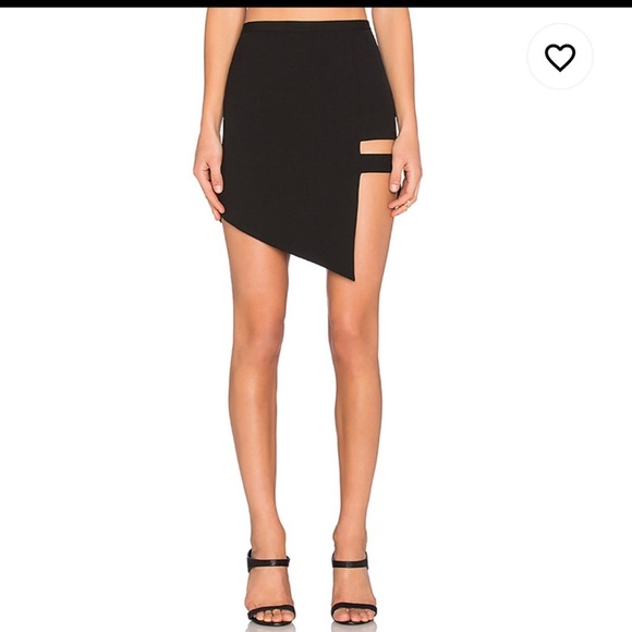 Mason Michelle Mason caged black skirts
